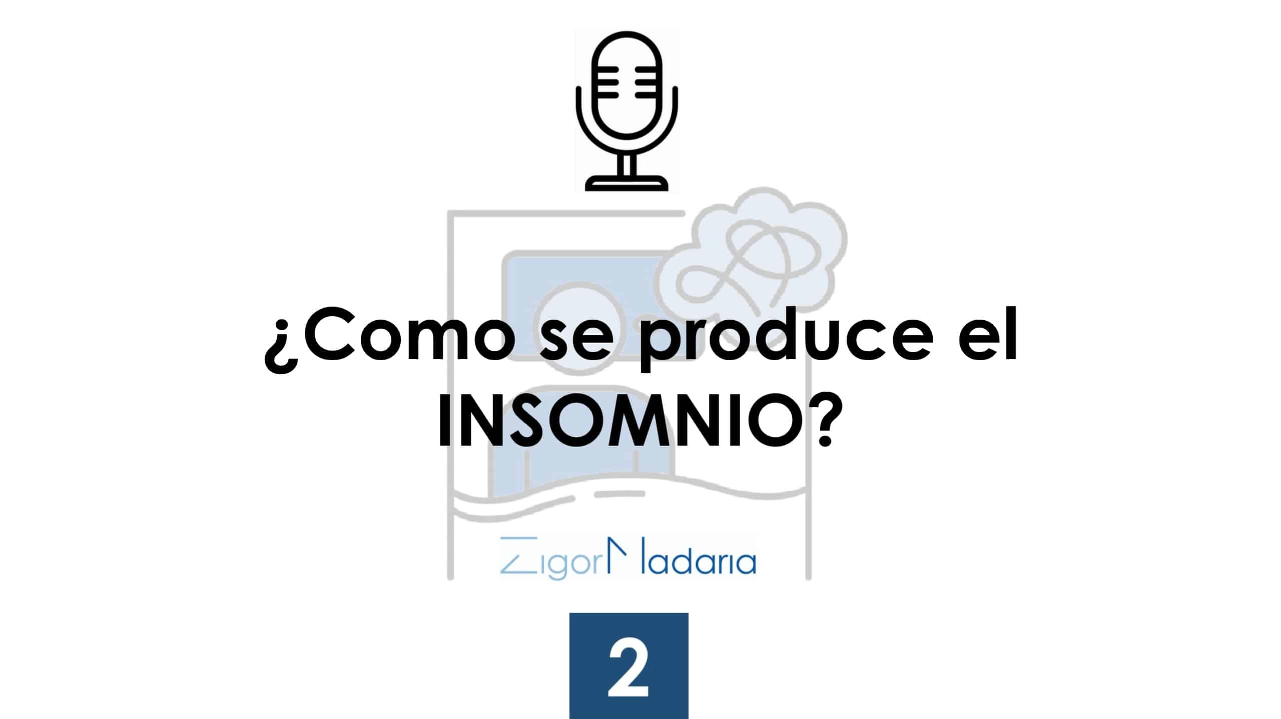 2. ¿Cómo se produce el insomnio?