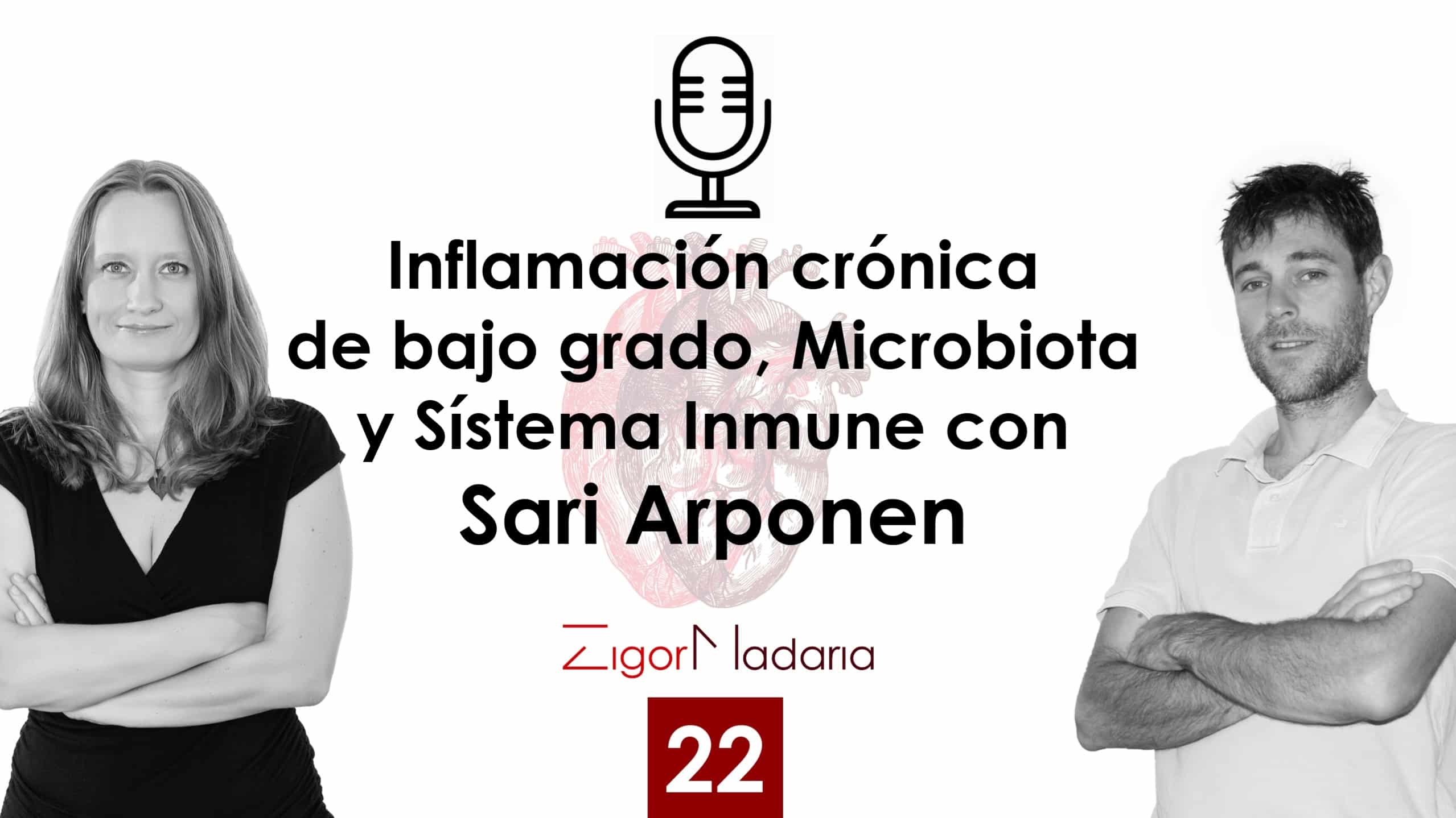 Inflamación crónica de bajo grado, sistema inmune y microbiota con Sari Arponen